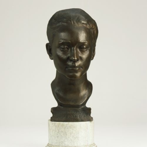 Adolf von Hildebrands Bronzebüste zeigt Hildegard von Veltheim, die Tochter des berühmten Chemikers Carl Duisberg