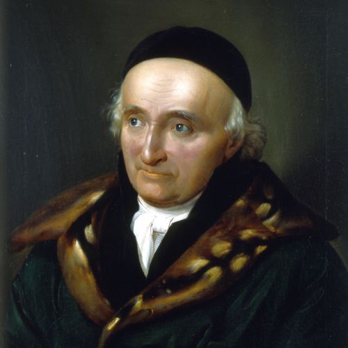 Auf dem Gemälde wird der Bildhauer Johann Gottfried Schadow porträtiert