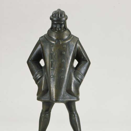 Es handelt sich um eine Gelegenheitsarbeit Bellings, die er im Auftrag der Fliegerinspektion ausgeführt hat. Die Statuette wurde in zahlreichen Exemplaren gegossen und für besondere Verdienste in der Fliegertruppe verliehen.